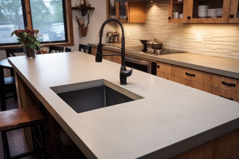 Concrete Countertop Pouring in Marin County, CA
